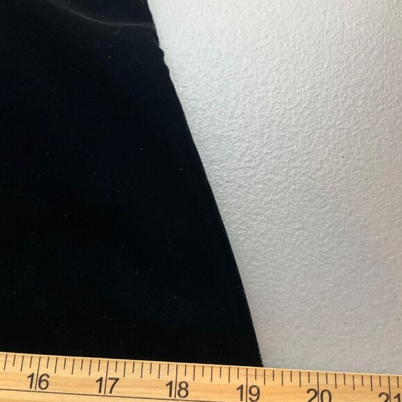 VTG Scott McClintock Small Black Velvet Gown Dress Back Lace-Up Back Goth Fairy - Picture 14 of 16